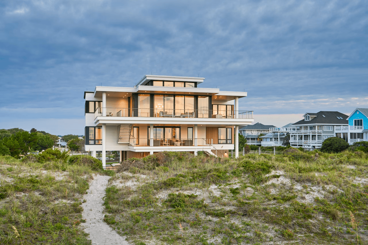 Outer Banks property, exterior view